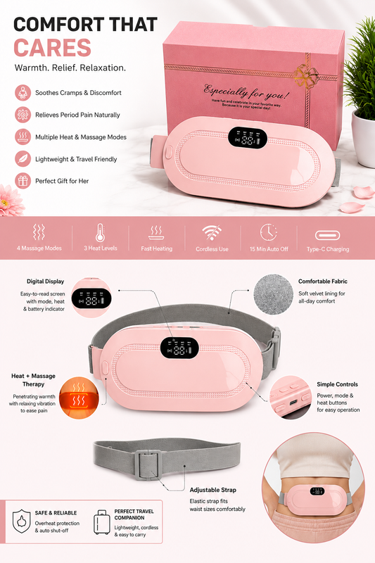 Heated Period Cramp Relief Belt