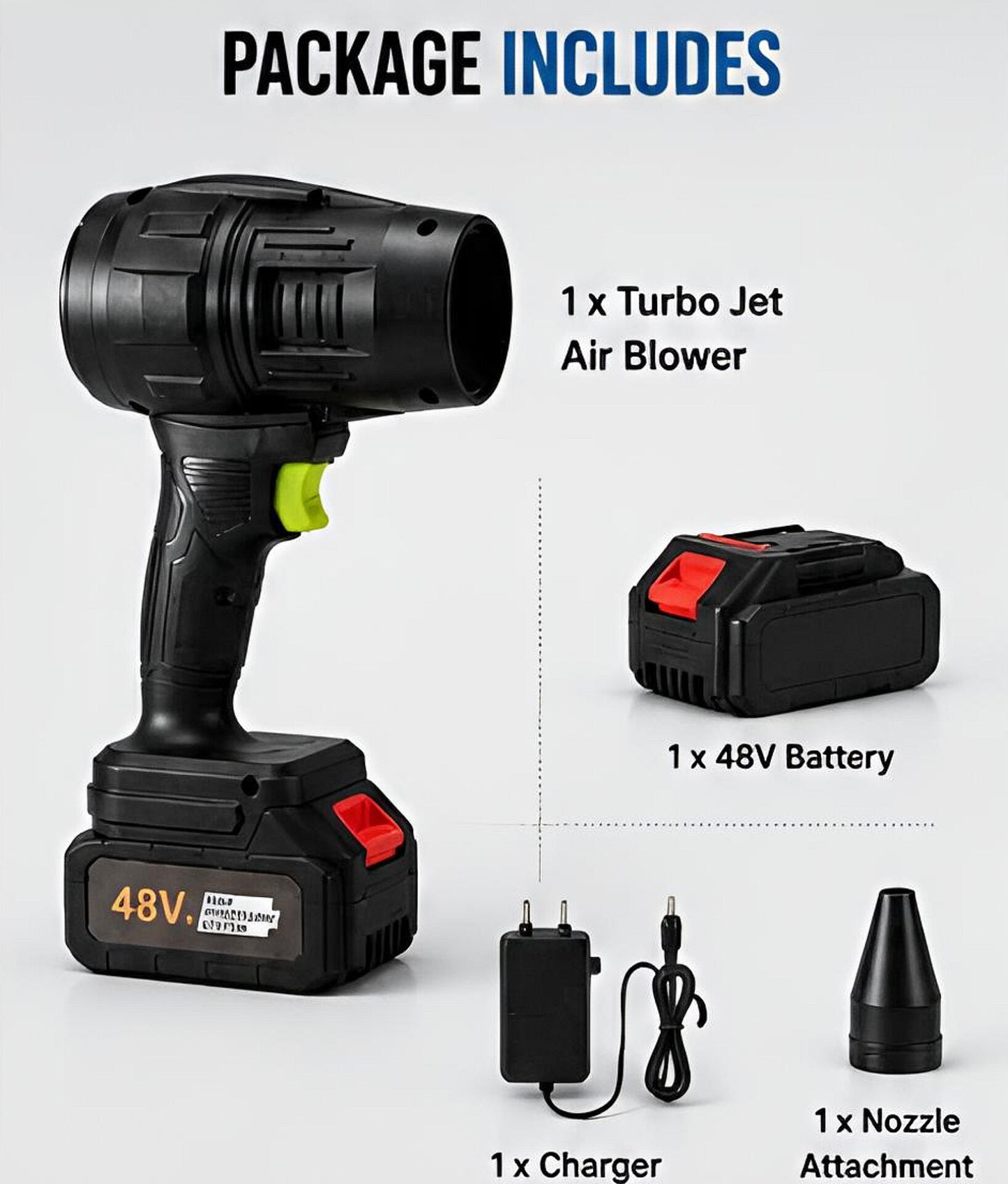 Cordless Turbo Jet Air Blower ( 48V )