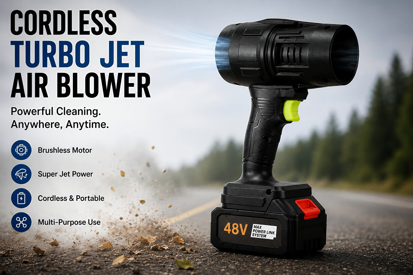 Cordless Turbo Jet Air Blower ( 48V )