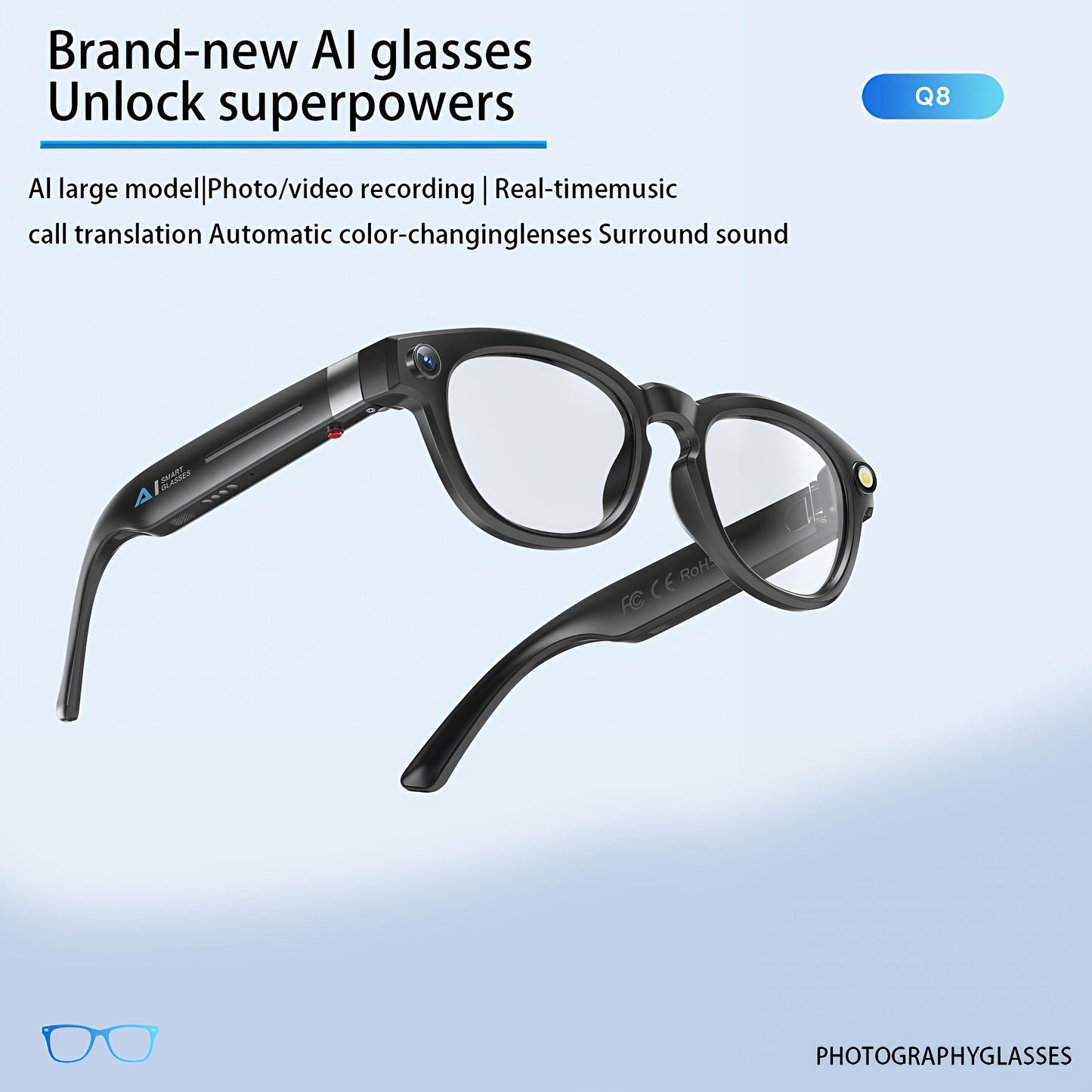 G8 Pro AI Smart Glasses